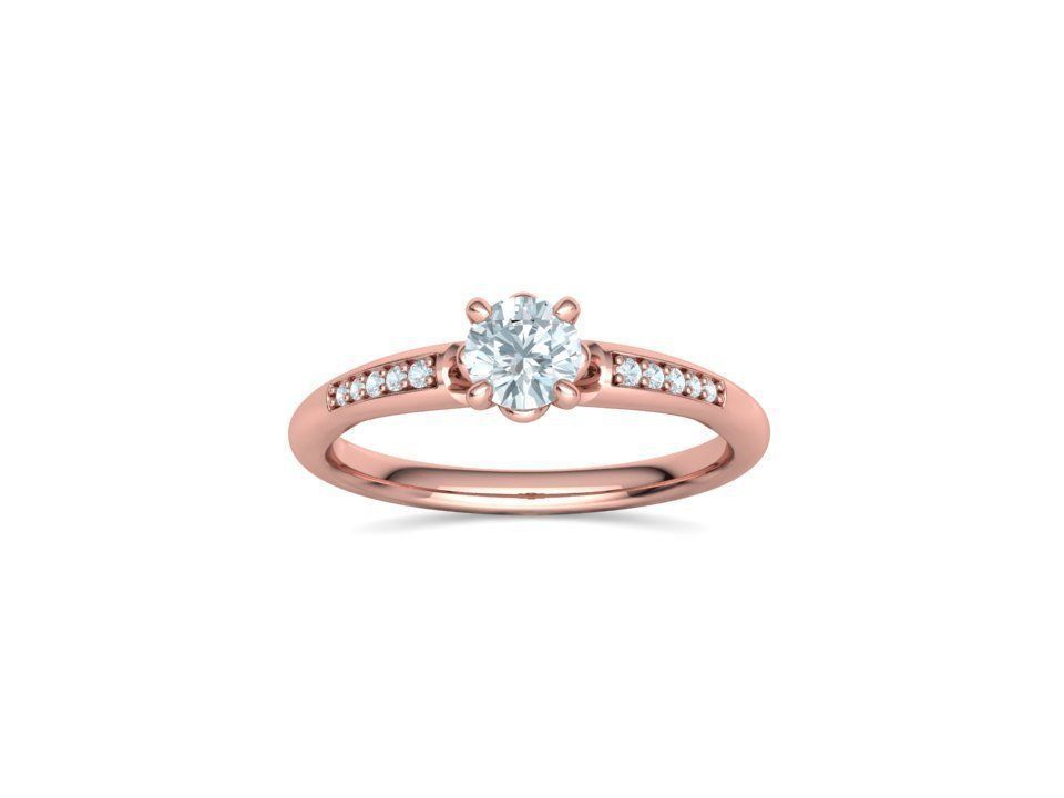 Anillo de Compromiso Sophia con Incrustaciones