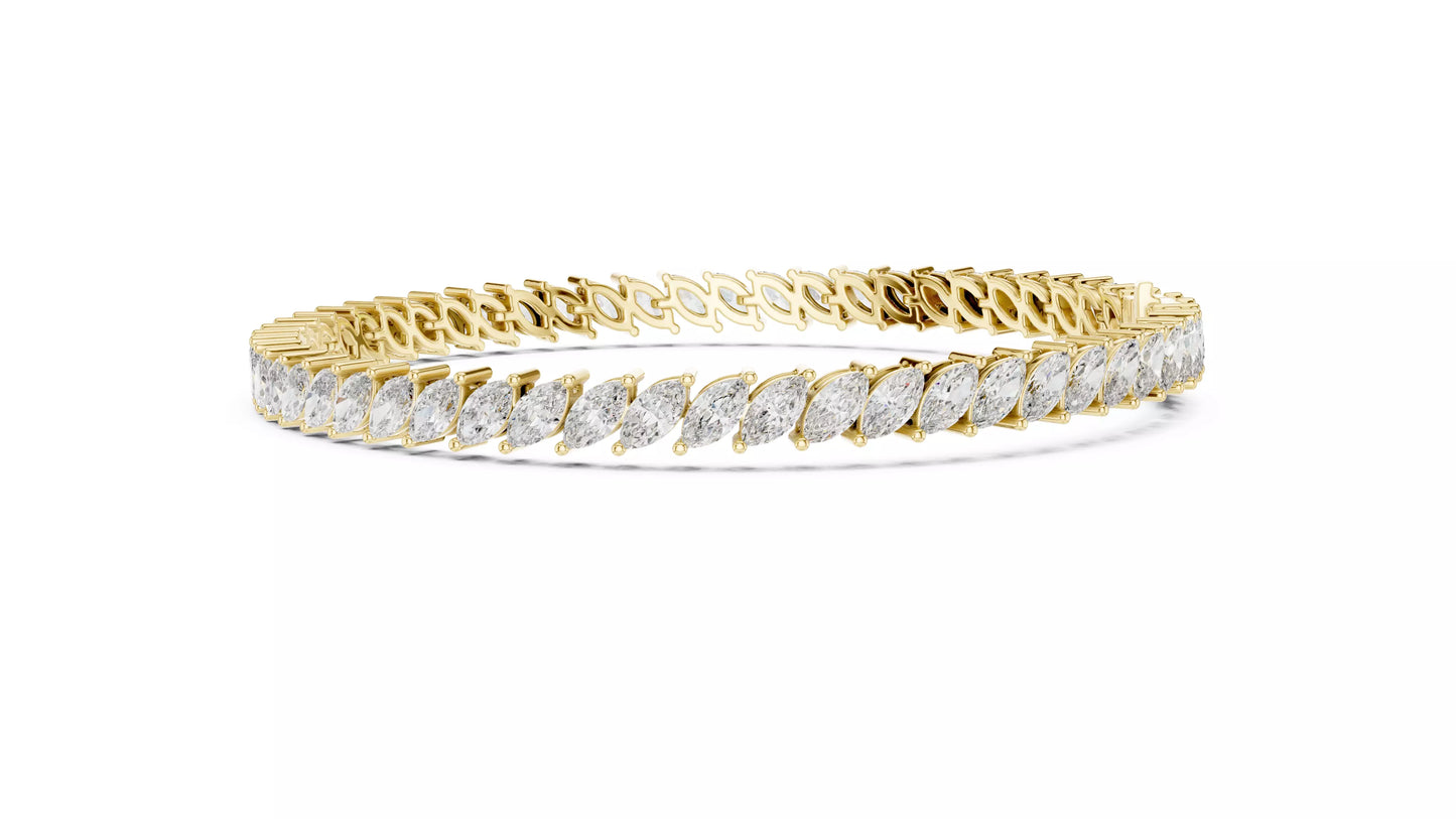 Pulso Marquesa Infinity de Oro con Incrustaciones