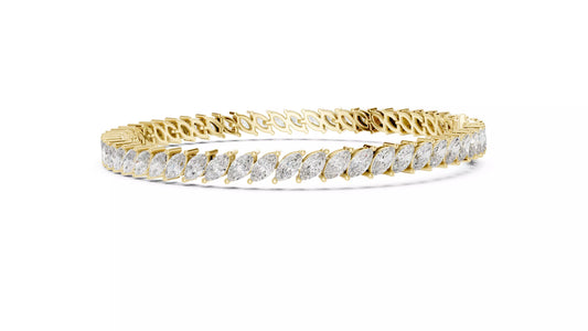 Pulso Marquesa Infinity de Oro con Incrustaciones