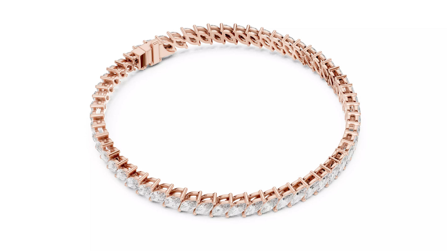 Pulso Marquesa Infinity de Oro con Incrustaciones