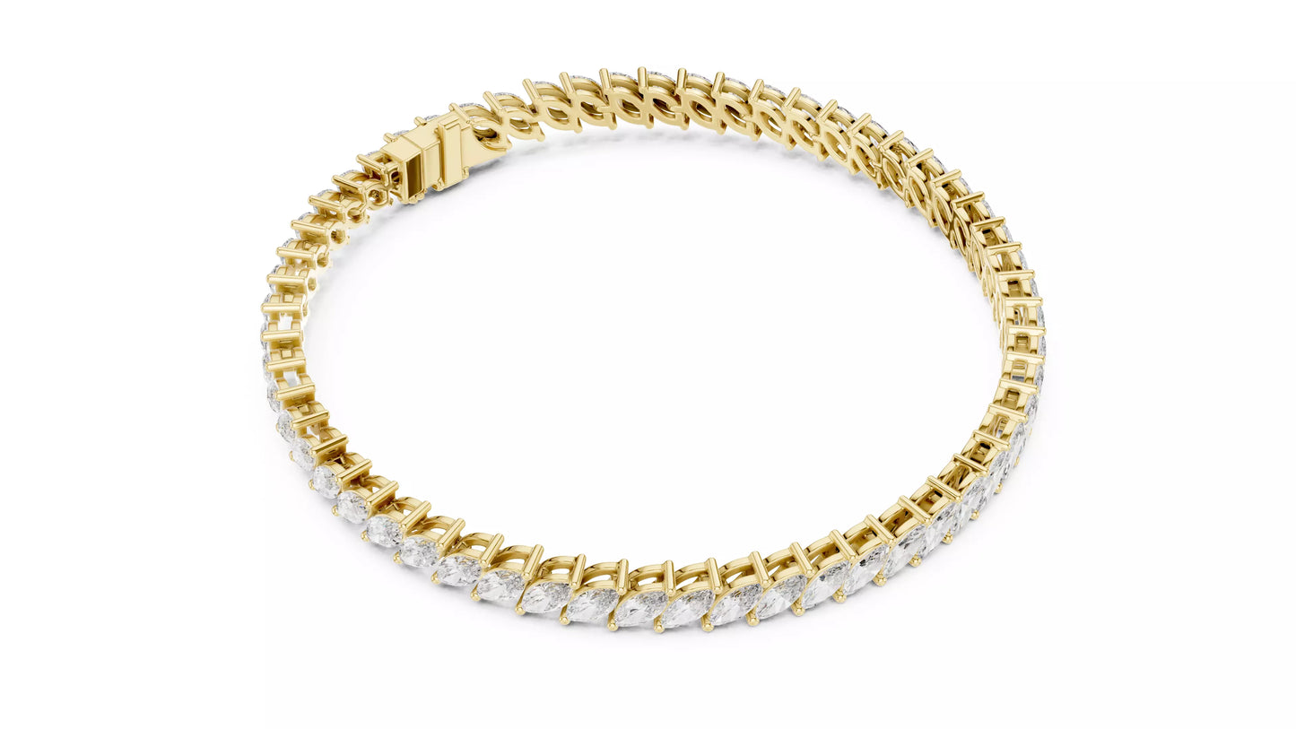 Pulso Marquesa Infinity de Oro con Incrustaciones