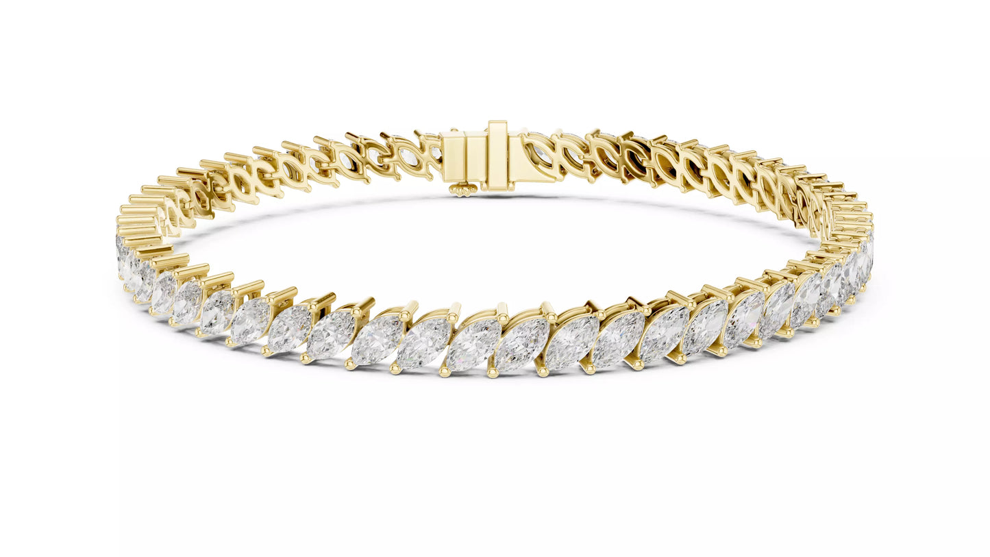 Pulso Marquesa Infinity de Oro con Incrustaciones