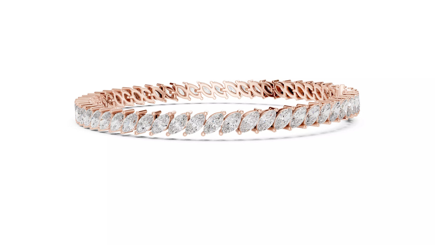 Pulso Marquesa Infinity de Oro con Incrustaciones
