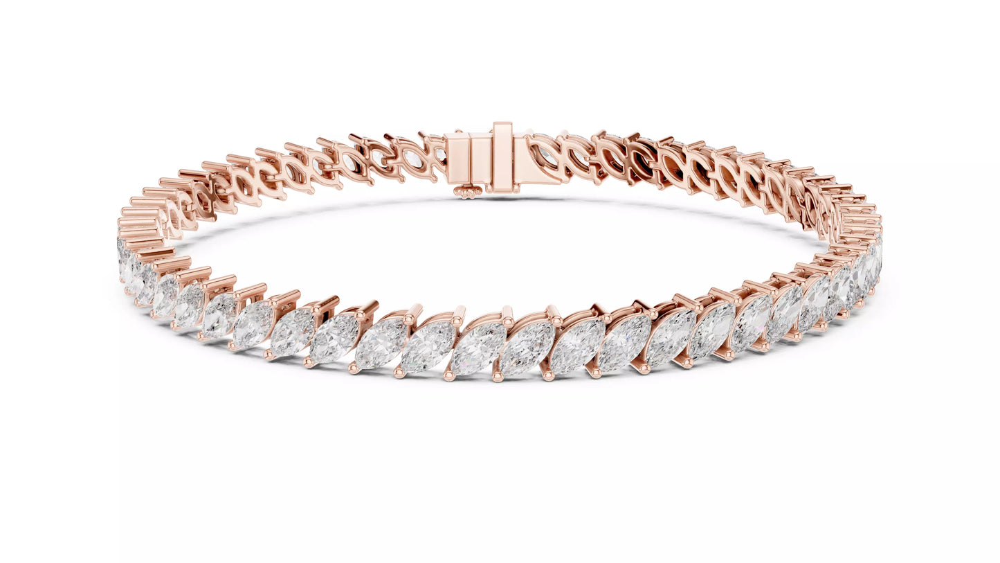 Pulso Marquesa Infinity de Oro con Incrustaciones