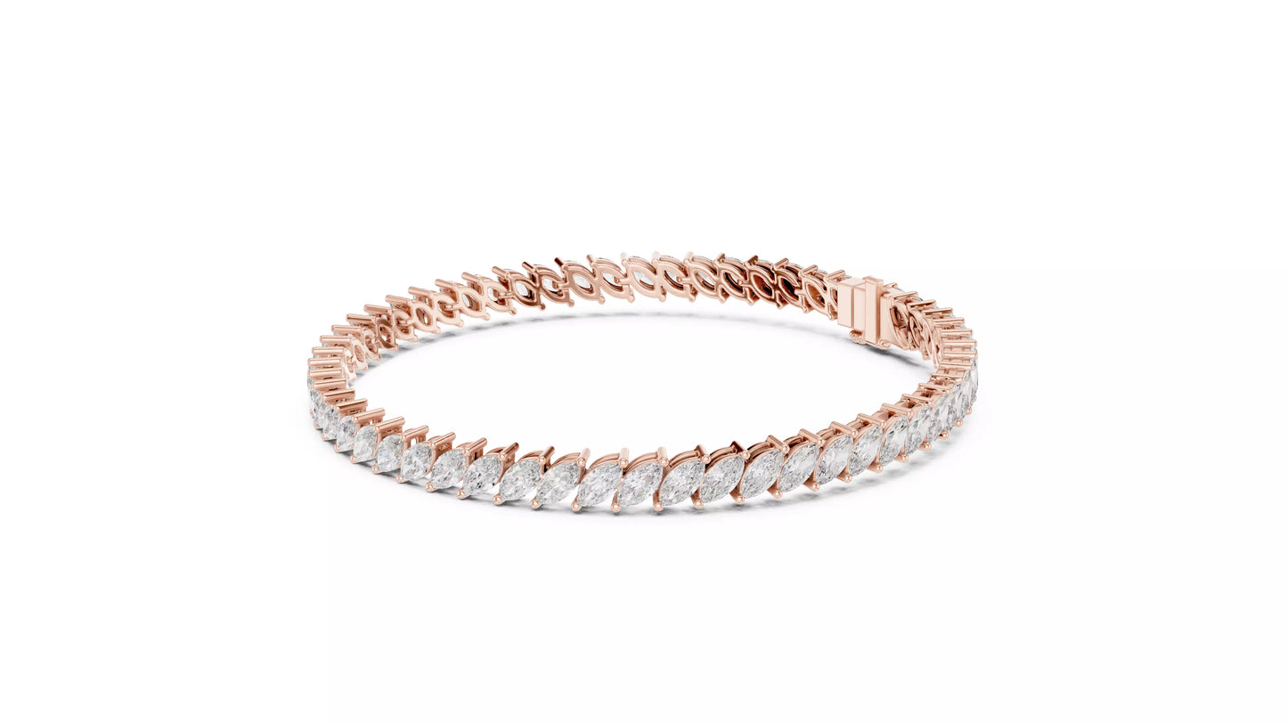 Pulso Marquesa Infinity de Oro con Incrustaciones