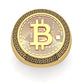 Anillo Criptomoneda de Oro Amarillo