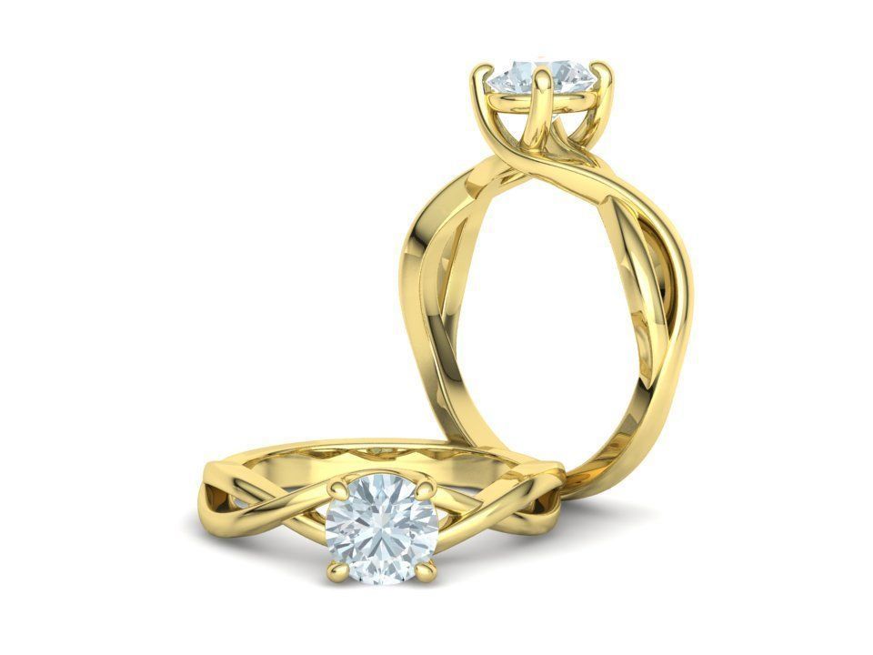 Anillo de Compromiso Lazo Eterno