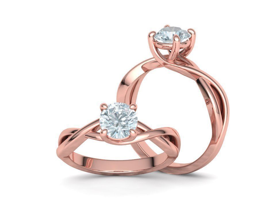 Anillo de Compromiso Lazo Eterno
