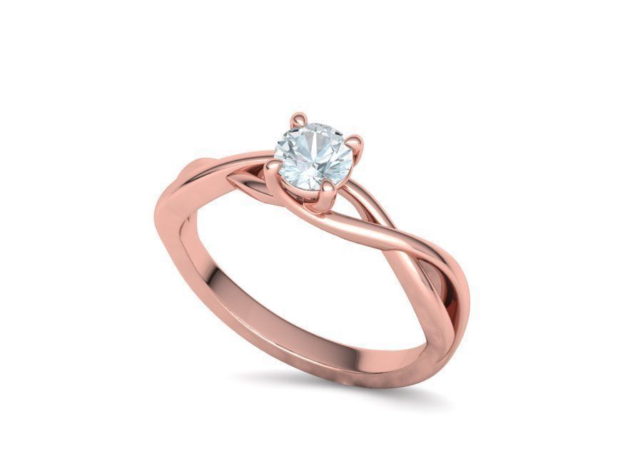 Anillo de Compromiso Lazo Eterno