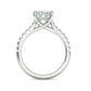 Anillo de Compromiso Trellis Oro con Diamantes 1.29CT