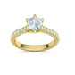 Anillo de Compromiso Trellis Oro con Diamantes 1.29CT