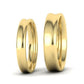 Juego de Argollas Comfort Fit de Oro 14k