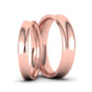 Juego de Argollas Confort Fit de Oro 14k