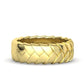 Juego de Argollas Basket Weave de Oro