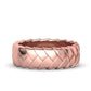 Juego de Argollas Basket Weave de Oro