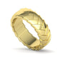 Juego de Argollas Basket Weave de Oro