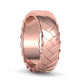 Juego de Argollas Basket Weave de Oro