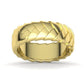 Juego de Argollas Basket Weave de Oro