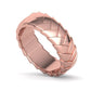 Juego de Argollas Basket Weave de Oro