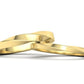 Juego de Argollas Mobius de Oro 14k