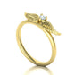 Anillo de alas de diamante