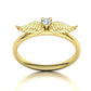 Anillo de alas de diamante