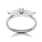 Anillo de alas de diamante