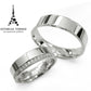 Argollas Matrimonio  Sunrise® en Oro de 14k con Diamantes Naturales 0.50Ct