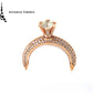 Anillo GIA con diamante en forma brillante
