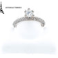 Anillo GIA con diamante en forma brillante
