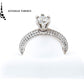 Anillo GIA con diamante en forma brillante