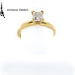 Anillo GIA con diamante en forma de radiante