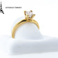 Anillo GIA con diamante en forma de radiante