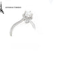 Anillo GIA con diamante en forma brillante
