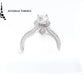 Anillo GIA con diamante en forma brillante