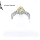 Anillo GIA con diamante en forma brillante