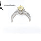 Anillo GIA con diamante en forma brillante