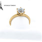 Anillo GIA con diamante brillante