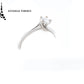 Anillo GIA con diamante forma brillante