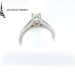 Anillo GIA con diamante redondo corte brillante