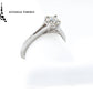 Anillo GIA con diamante redondo corte brillante